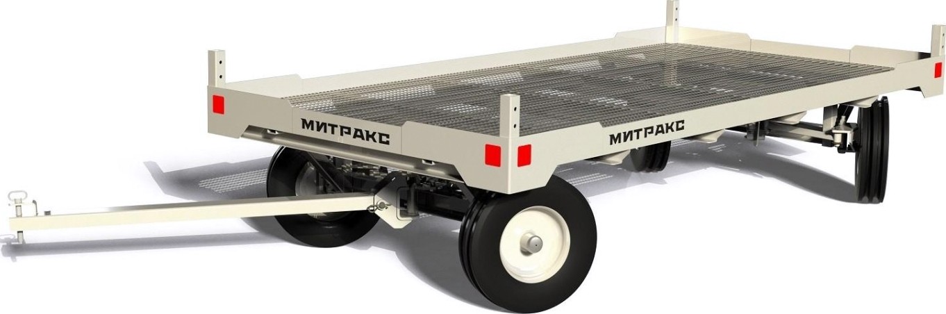 Тележка МИТРАКС двухосная с высоким бортом Тележка МИТРАКС двухосная с высоким бортом
